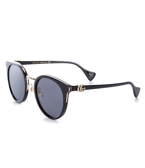 55mm round sunglasses gucci